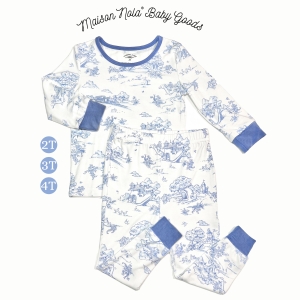 Storyland toile pajama blue