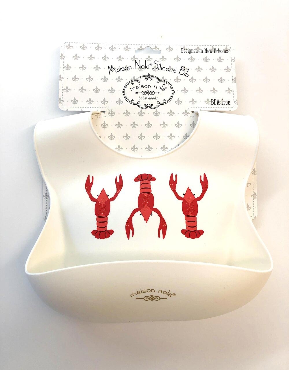 Crawfish Silicone Bib