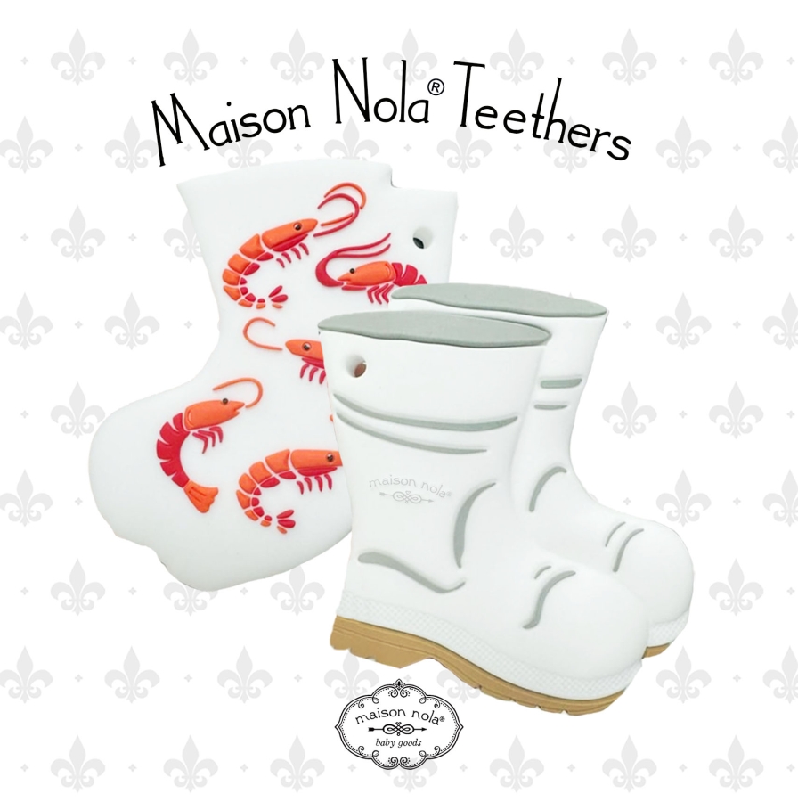 shrimp boot teether