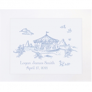 Carousel Storyland Toile Print